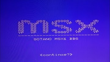 Msx1 BBS.