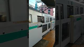 【どちらも初撮影‼️】東京メトロ08系08105編成　各停中央林間行き　東急6000系6106編成急行溝の口【当駅止まり】　溝の口駅同時発車