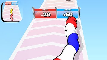 Gummy Worm Go! ​- All Levels Gameplay Android,ios (Part 30)