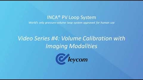 CDL Video #4 - Volume Calibration with Imaging