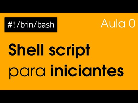 Vídeo: Qual linguagem é o script de shell?