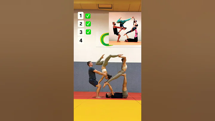 TRYING HARD POSES FOR 4!😱😍 #shorts #friends #funny #pose #yoga #viralvideos #acrobatics