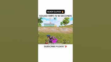 Squad wipe in 10 seconds 🥵🔥 #shorts #pubgmobile #bgmi #viralshorts