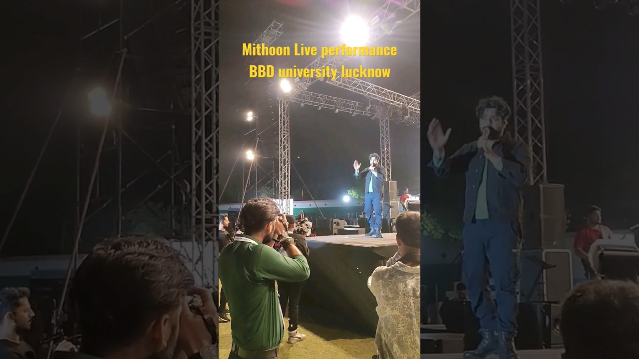 Mithoon Live performance BBD university lucknow