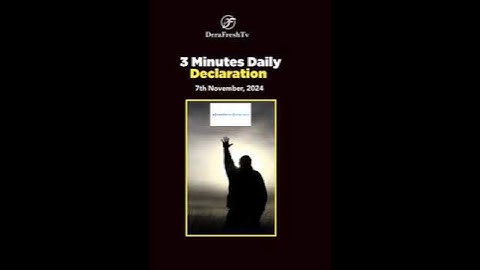 🌟 3-Minute Daily Declaration 🌟