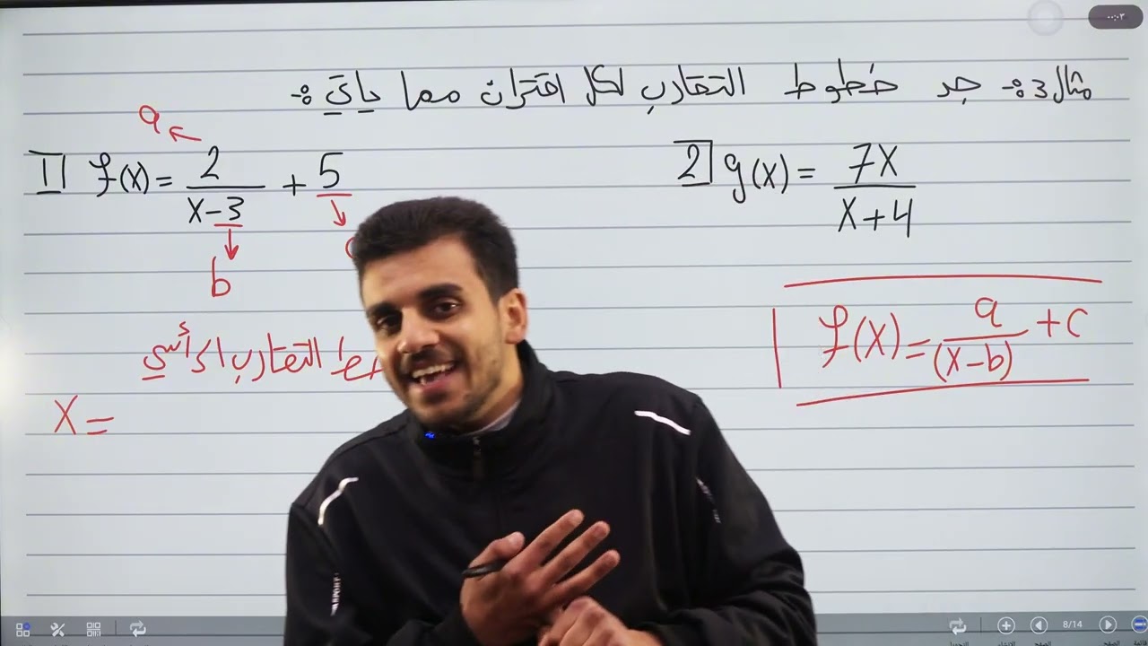 قسمة كثيرات الحدود والاقترانات النسبية(الجزء الثالث)/الصف العاشر/الاستاذ حمزة المحارمة/الرياضيات