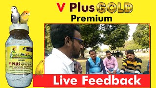 V Plus Live Feedback . | 100% Natural Bird's Food For Health & Breeding V Plus Gold Premium . | screenshot 4