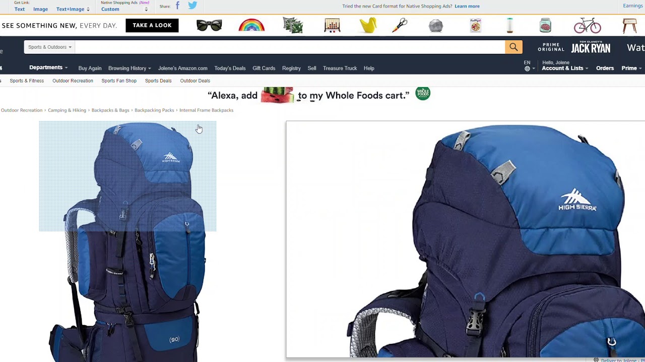 High Sierra Backpack Size Chart