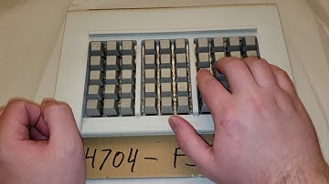 IBM 4704 F50 Keyboard - Macro Board - Vintage -  RARE - Model F