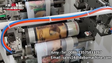 High speed unit type label flexo printing machine DABA