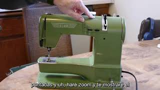 Elna Supermatic Sewing Maquina Español Subtítulos