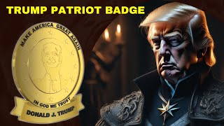 TRUMP PATRIOT BADGE | Patriot Trump badge review | TRUMP BADGE