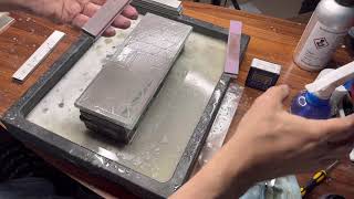 Jende glass lapping plate test.