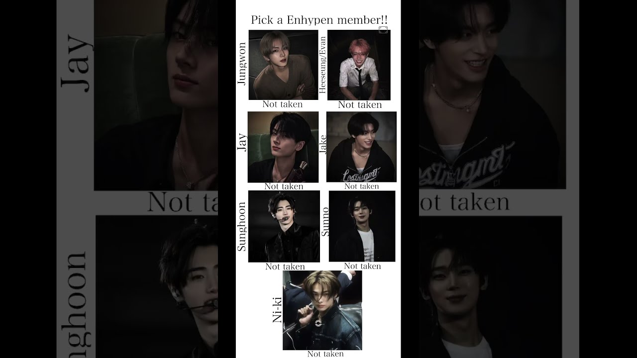 Pick your Enhypen member!! #Enhypen#kpop - YouTube