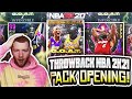 i went back to NBA 2K21 & PULLED A *GOAT* CARD!! Throwback NBA 2K21 MyTeam Pack Opening!