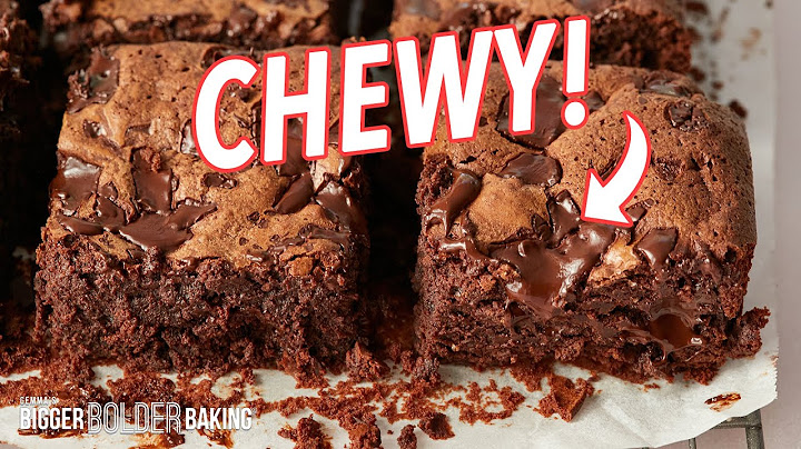 The Perfect Chewy Brownie Recipe