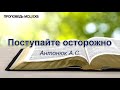 Поступайте осторожно. Антонюк А.С. Проповедь  МСЦ ЕХБ