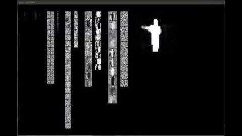 Generation of dynamic visual images learned a set of human movement patterns