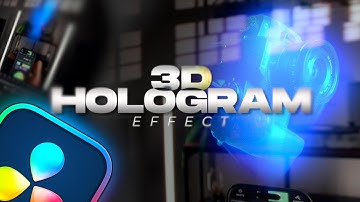 3D Hologram Effect in Davinci Resolve