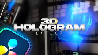 3D Hologram Effect In Davinci Resolve