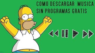 Como descargar musica facil y rapido