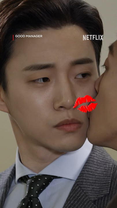 Throwback to when NamKoong Min kissed Lee Jun-ho on the cheek #GoodManager #Netflix