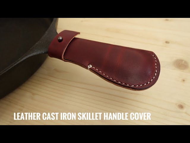 How to Make an Easy Leather Cast Iron Pot Handle Cover - Don Gonzales  Saddlery