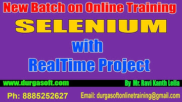 Selenium || Selenium With Java and Real time Project || Class - 2 || By Mr Ravi Kanth