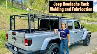 Fabrication of Custom Headache Rack  Full Welding Video by Rachel Bohnet