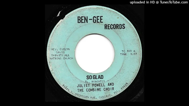 Rare Gospel 45 Juliet Powell And The Combine Choir...