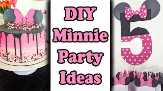 DIY Minnie Mouse Theme Party Ideas and Setup