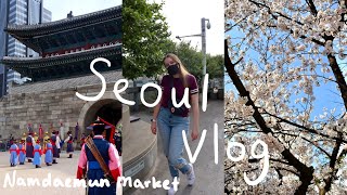 A Day in Seoul, South Korea | Namdaemun Traditional Market Vlog | Street Food and Shopping | 남대문