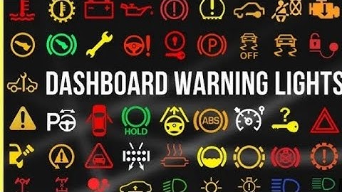 Every Dashboard Warning Lights in Your Car Explained | Part - 1