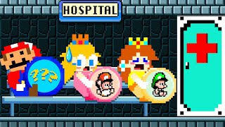 Mario Hospital What Happened When Mario, Peach And Daisy Got Pregnant? Game Animation