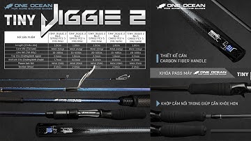 Cần câu Jigging cấm gốc đa năng siêu tải One Ocean Tiny Jiggie 2