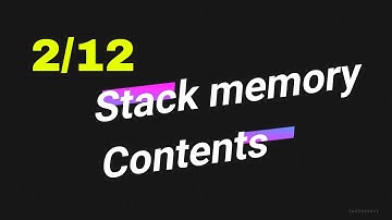 Stack Memory Part2 - Operating Systems || Linux || Memory Management in Linux