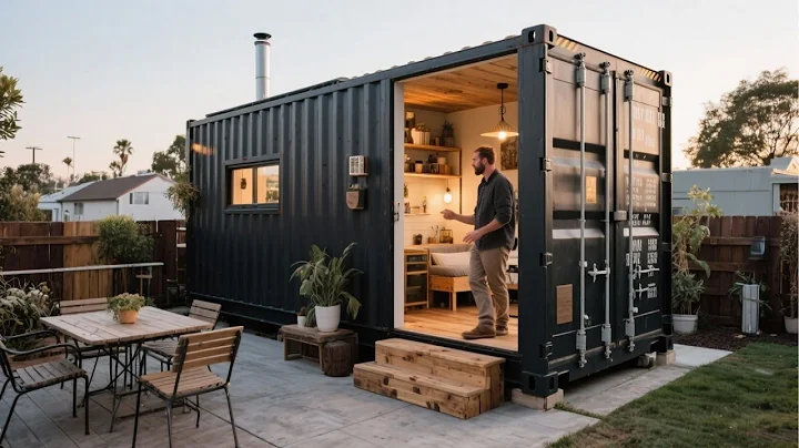 Man Builds Amazing DIY Tiny Home Inside a CONTAINER | by @Fabricatusueno