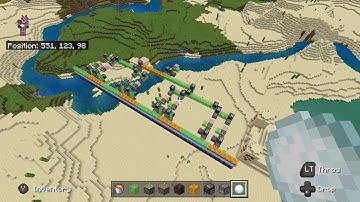 1.16 48-Wide Basalt Bridge-Building Steam-Roller Showcase (Bedrock Edition)