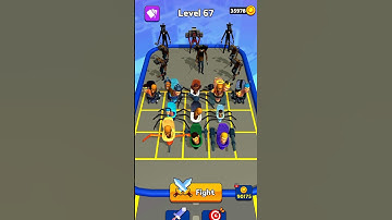 Monster merge: Battle master game shorts video 🚽 Level 67