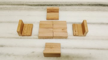 How to make jenga dining table/Jenga table and chairs/jenga game/Jenga/wooden blocks#jengablocks#diy