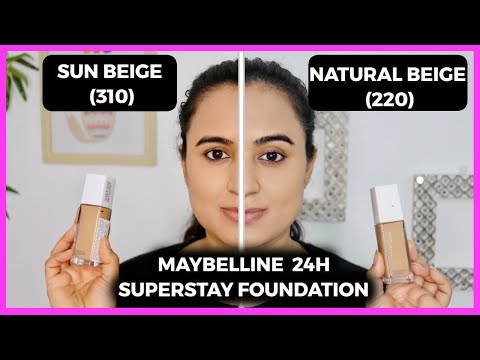 Maybelline Super Stay 24H Full Coverage Foundation - Sand Beige - Shop  Foundation at H-E-B