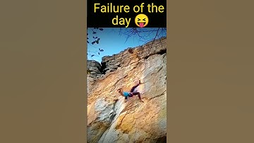 climbing fails 😝 #shorts #youtubeshorts #failureoftheday