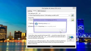 How to Split Files into Parts and Join them using FFSJ(Free File Splitter and Joiner)