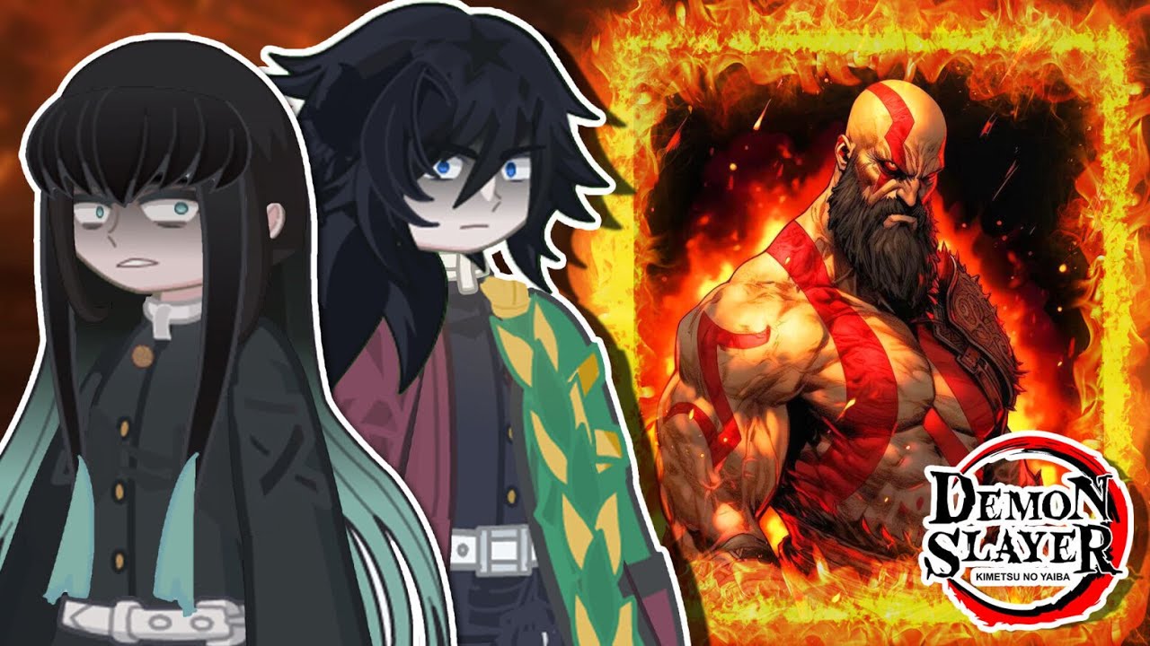 Hashiras react to Kratos as a New Hashira 😱🩸|| Demon Slayer || Gacha React