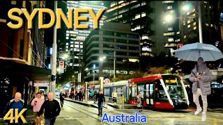 SYDNEY AUSTRALIA Walking tour  Friday Evening Rush | 4K 60fps