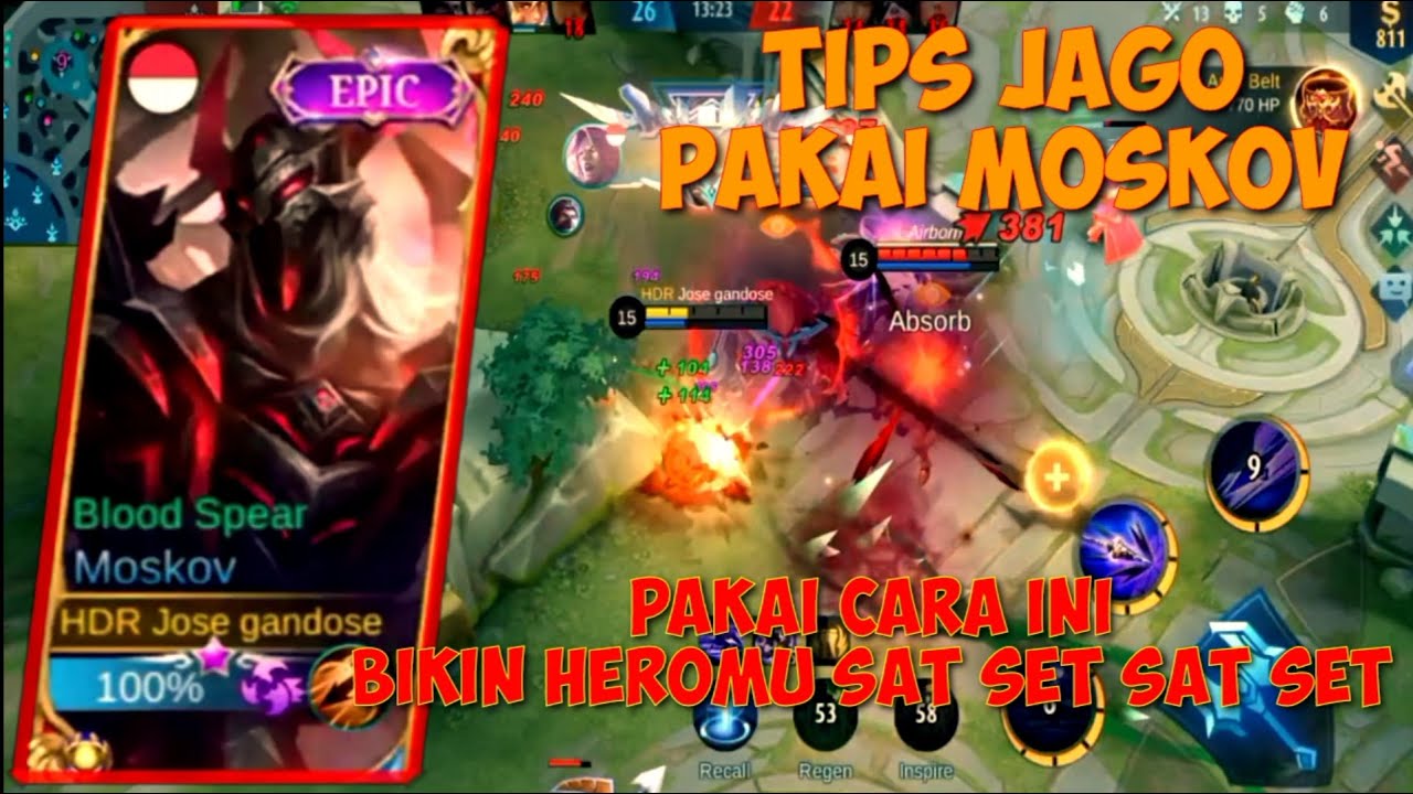 Build Tersakit dan Cara Pakai Moskov Buat Musuh Mentalnya Jatuh!!!