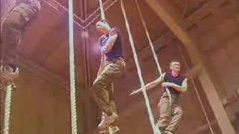 Royal Marines Training: Ropes