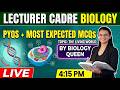Lecturer Cadre Biology 2026 | Pyq's+Most Expected Mcq's | Topic - The Living World By Ishika Mam