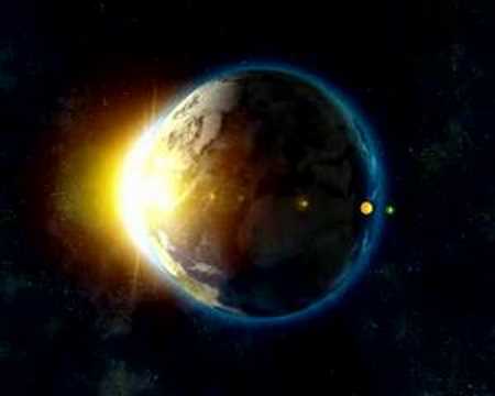 zoom from earth to space