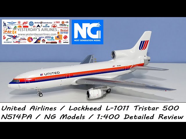 1:400 Review: United Airlines Lockheed L1011 Tristar 500 N514PA by